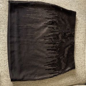 Express M sequin black Mini skirt